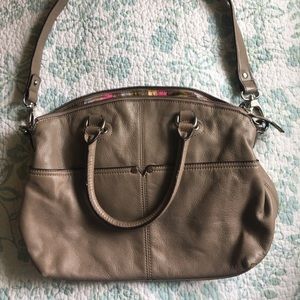 COPY - Tignanello tan genuine leather purse